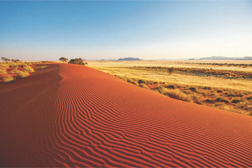 纳米布的沙丘